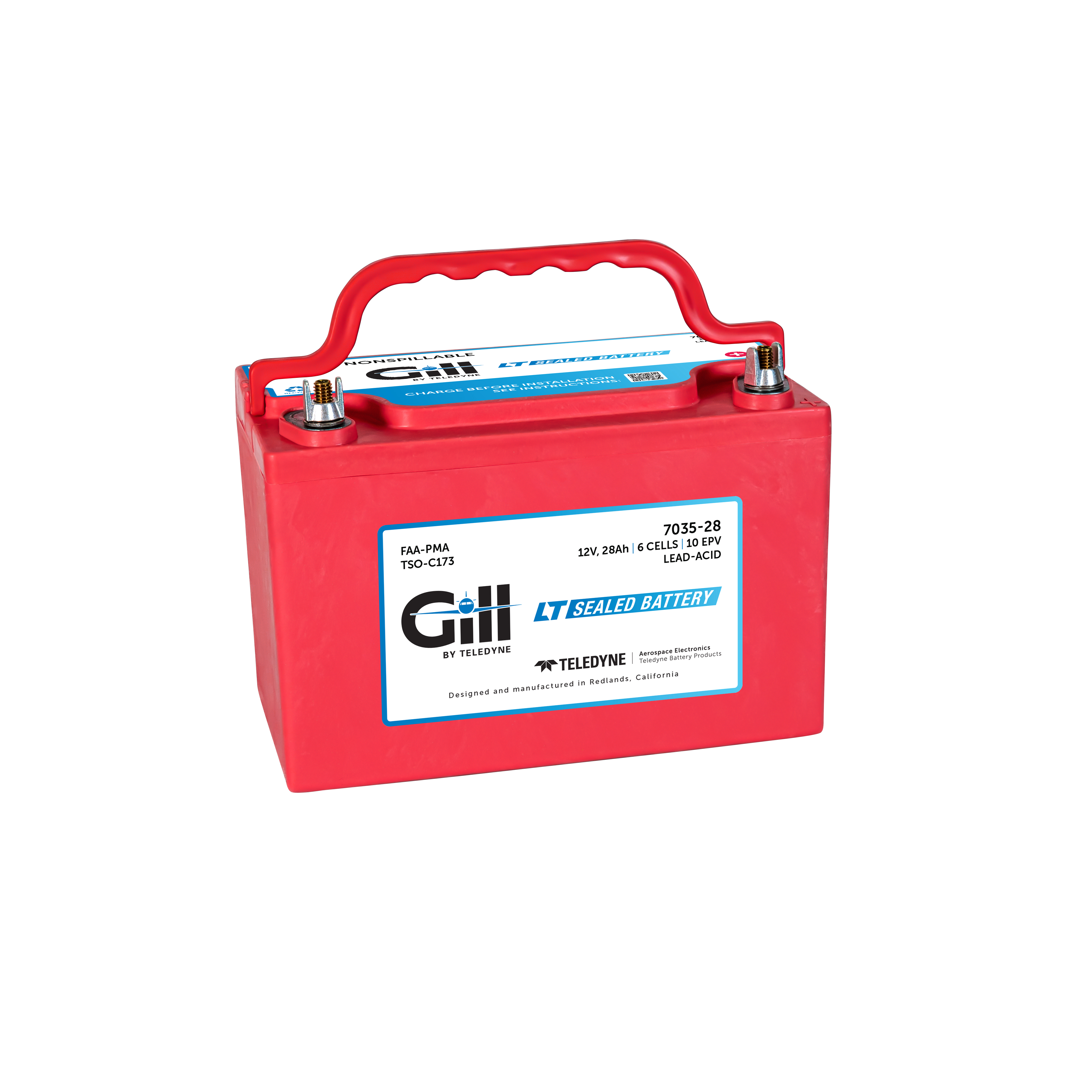 7035-28 Battery, Sealed 12v LT Series